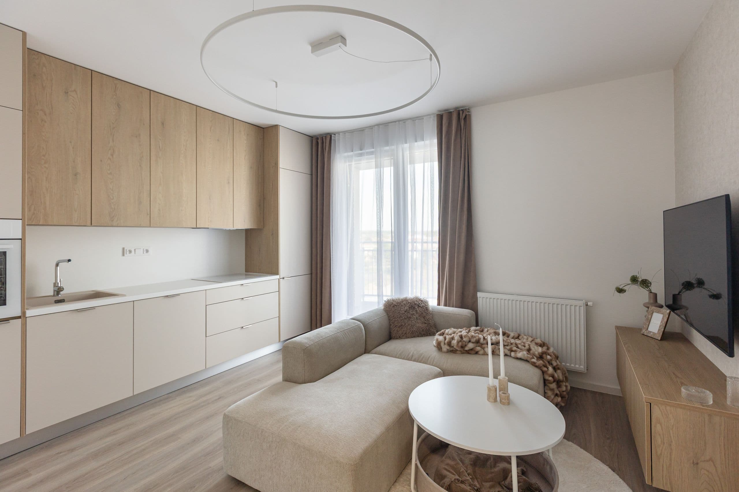 Pronájem zařízené novostavby bytu 2+kk, Pardubice 2